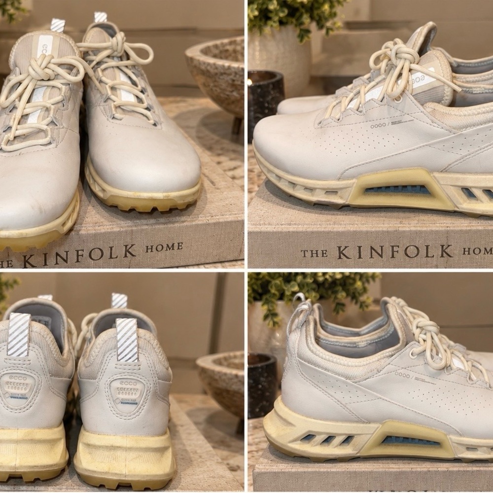 ECCO BIOM C4 Gore-Tex Women’s Golf Shoes White Size 6-6.5 EU 37